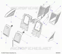 REAR BODYWORK STORAGE COMPARTMENTS