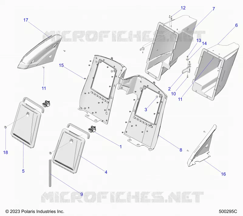 REAR BODYWORK STORAGE COMPARTMENTS