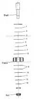 SHOCK VALVING  SCRAMBLER 500 W97BC50A (4943074307C014)