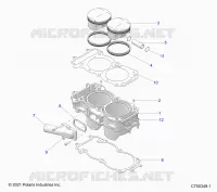 CYLINDER AND PISTON