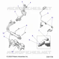 FUEL SYSTEM, RAIL, LINES AND THROTTLE BODY