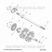 DRIVE TRAIN, JACKSHAFT AND DRIVE SHAFT