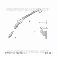 ELECTRICAL, IGNITION COIL, WIRE AND SPARK PLUG