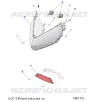HEADLIGHT AND TAILLIGHT