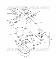FRONT STORAGE COMPARTMENT  SLT 750 B954170 (4930563056A008)