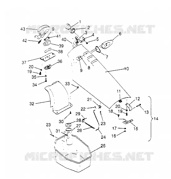 FRONT STORAGE COMPARTMENT  SLT 750 B954170 (4930563056A008)