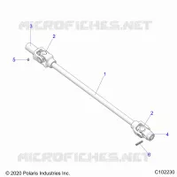 DRIVE TRAIN, FRONT PROP SHAFT