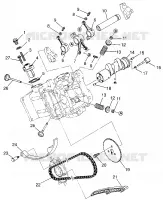 INLET   EXHAUST  XPLORER 500 W97CD50A (4941354135D006)