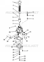 CARBURETOR CLASSIC TOURING 0963365 AND EUROPEAN CLASSIC TOURING E963365 (4933623362C012)