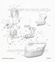 ENGINE, EXHAUST SYSTEM