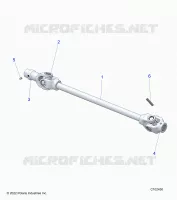DRIVE TRAIN, FRONT PROP SHAFT
