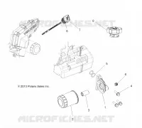 OIL FILTER AND DIPSTICK