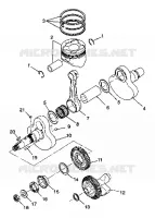 CRANKSHAFT AND PISTON