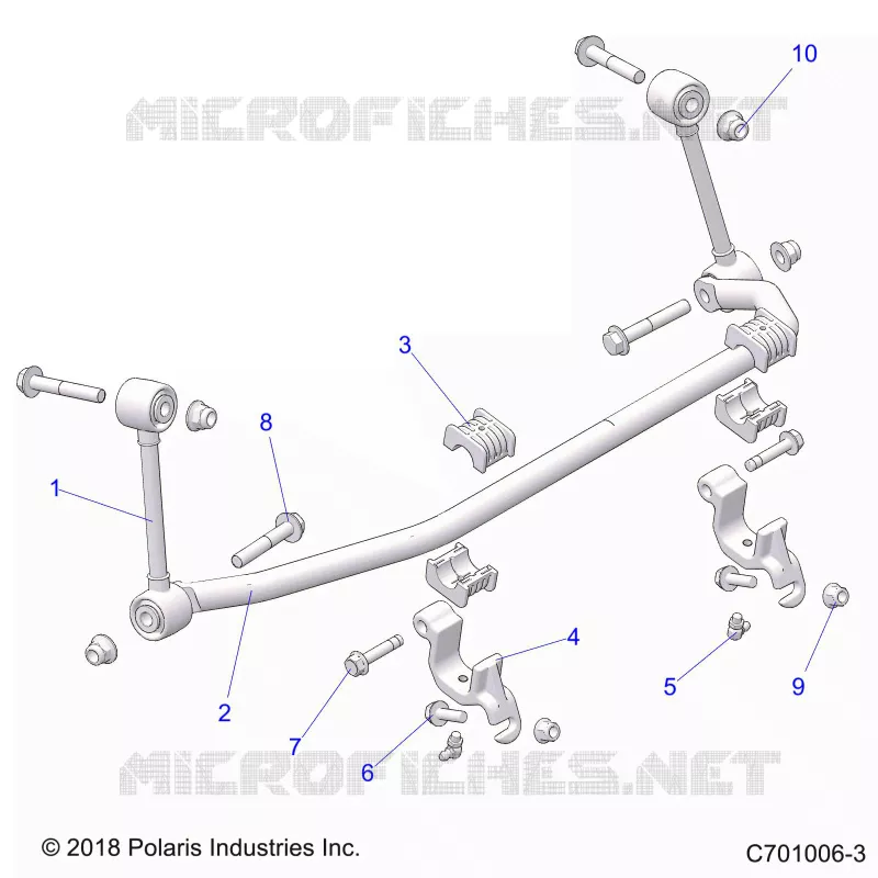 SUSPENSION, FRONT STABILIZER BAR- Z21N4M99AG (C701006-3)