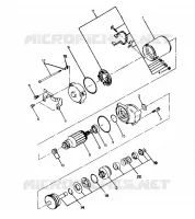 STARTING MOTOR ASSEMBLY  250 2X4