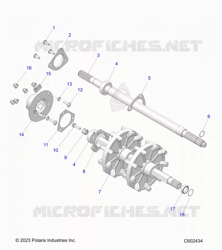 DRIVE TRAIN, JACKSHAFT AND DRIVE SHAFT