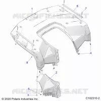 REAR BODYWORK CAB