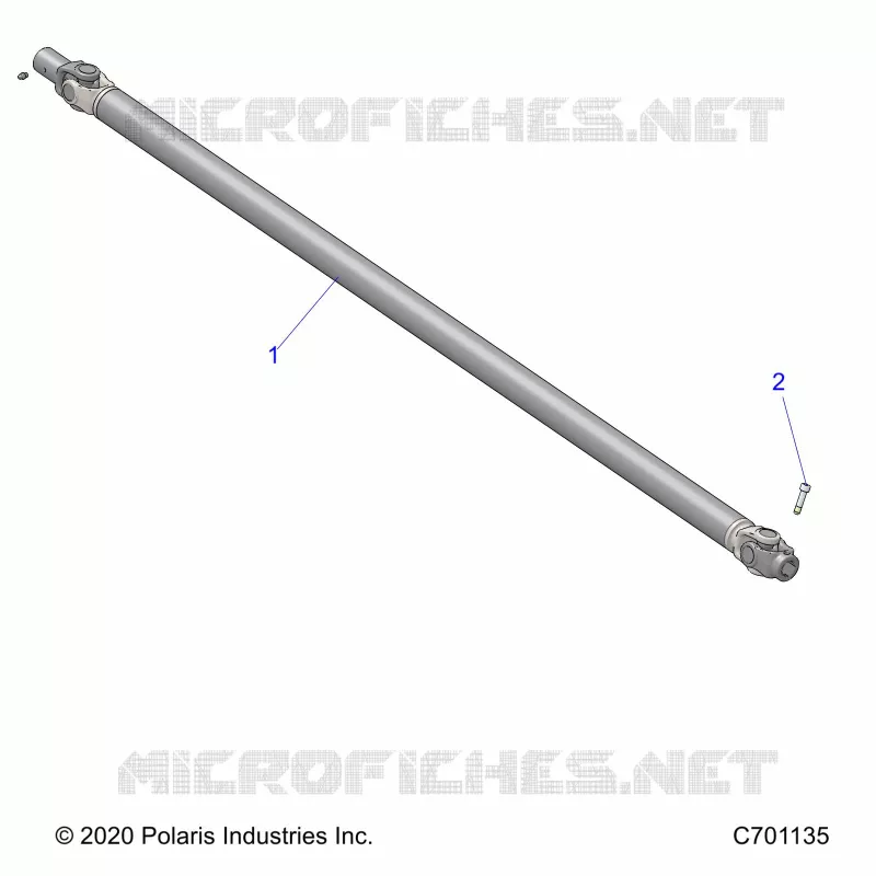 DRIVE TRAIN, FRONT PROP SHAFT