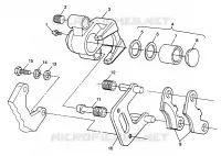 FRONT BRAKE XPLORER 300 W98CC28C (4945264526B008)