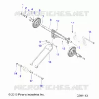SUSPENSION, REAR TORQUE ARM