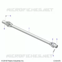 DRIVE TRAIN, PROP SHAFT, FRONT