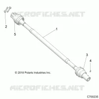 DRIVE TRAIN, REAR PROP SHAFT