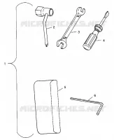 TOOL KIT    SL 700 B964066 AND  INTL. SL 700 I964066 (4935633563B014)