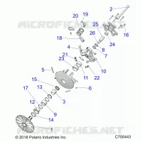 DRIVE TRAIN, PRIMARY CLUTCH