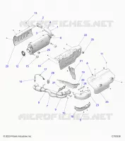ENGINE, EXHAUST SYSTEM