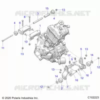ENGINE, MOUNTING