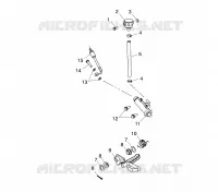 REAR MASTER CYLINDER   FOOT PEDAL