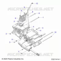 DRIVE TRAIN, MAIN GEARCASE MOUNTING