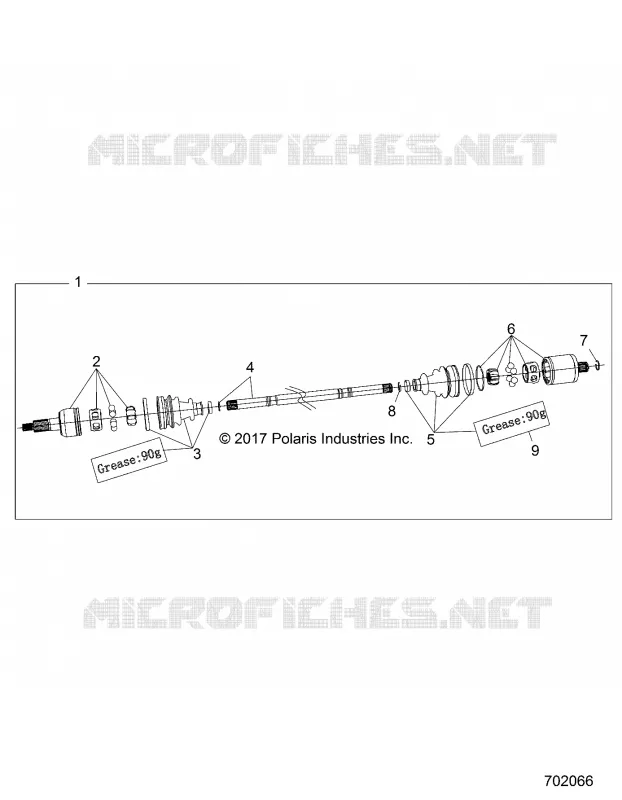 DRIVE TRAIN, HALF SHAFT, REAR