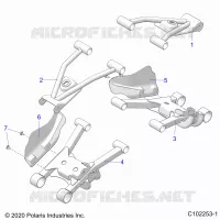 REAR SUSPENSION CONTROL ARMS
