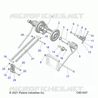 SUSPENSION, REAR TORQUE ARM