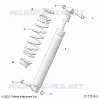 SUSPENSION, REAR SHOCK