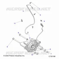 DRIVE TRAIN, FRONT GEARCASE MOUNTING