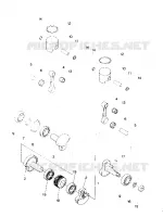 PISTON AND CRANKSHAFT  INDY LITE (4918591859027A)