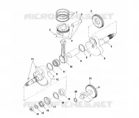 CRANKSHAFT AND PISTON