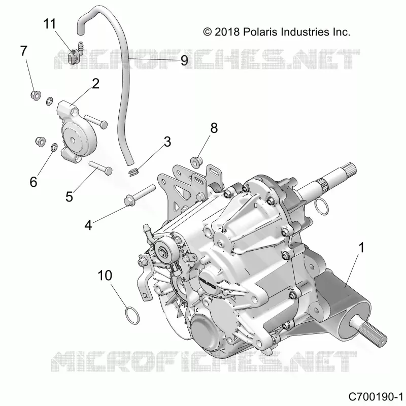 DRIVE TRAIN, MAIN GEARCASE MOUNTING