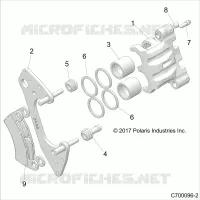 FRONT BRAKE CALIPER