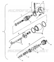 STARTING MOTOR MAGNUM 6X6 W968744 AND MAGNUM 6X6 SWEDISH S968744 (4936073607E004)