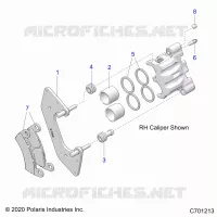 FRONT BRAKE CALIPER