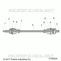 DRIVE TRAIN, FRONT HALF SHAFT