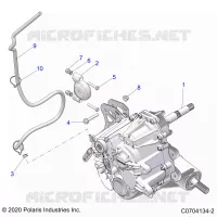DRIVE TRAIN, MAIN GEARCASE MOUNTING