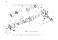 DRIVE TRAIN, FRONT GEARCASE INTERNALS