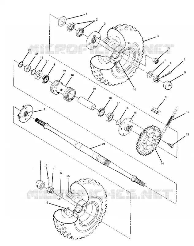 REAR WHEEL DRIVE ASSEMBLY (4914891489017A)