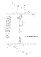 REAR SUSPENSION SHOCK MOUNTING