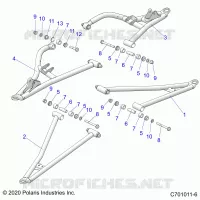 FRONT SUSPENSION CONTROL ARMS