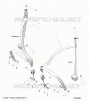 SEAT BELT MOUNTING, FRONT